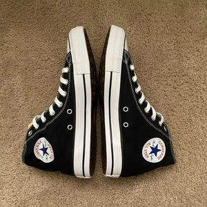 black high top converse
